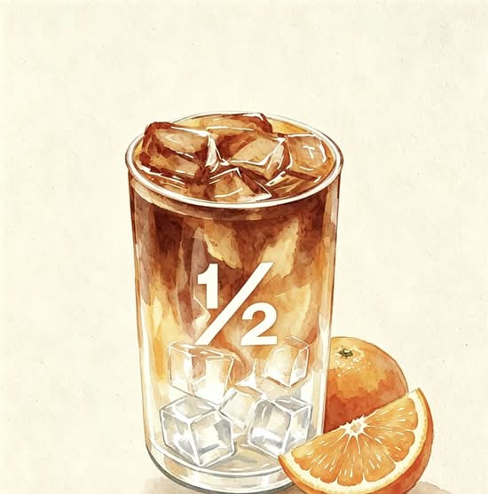 Orange Juice Americano (Cold) 橙汁美式 （冷）